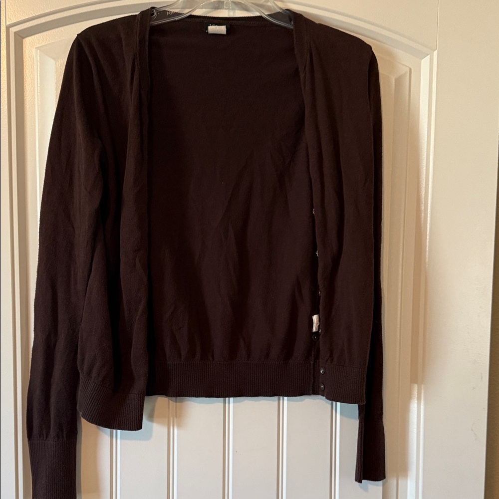 J. Crew Brown Cardigan Sweater